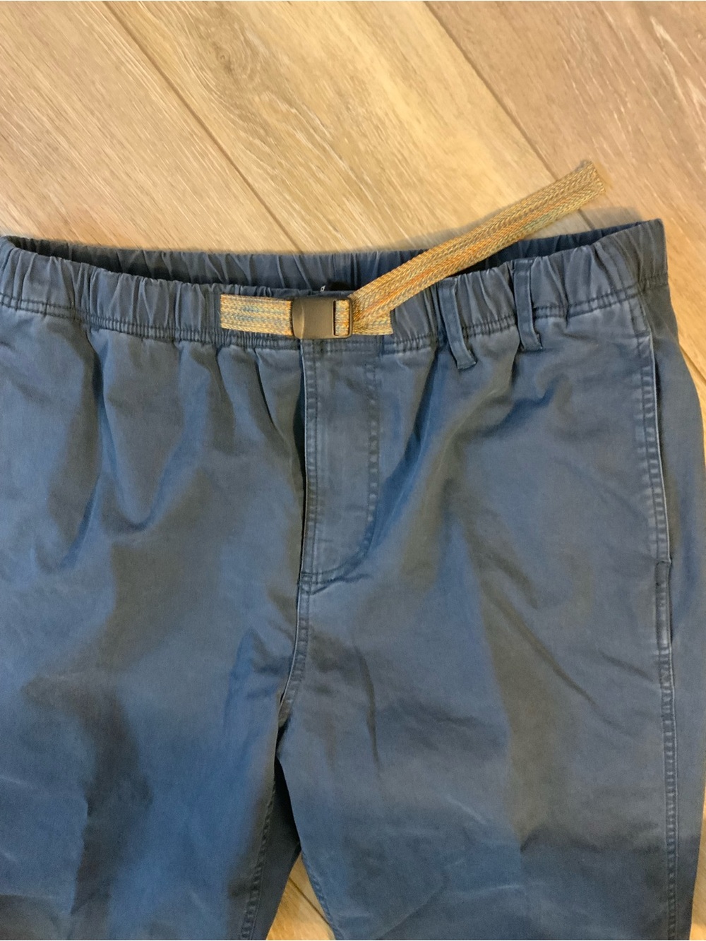 Black Diamond Navy Elastic-Waist Chinos - Picture 2 of 6
